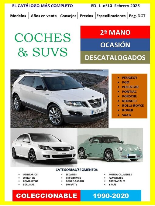 Title details for Coches & Suvs 2ª Mano by Auto Catalogo Nacional - Available